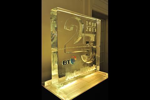 Ice sculpture from The Ice Box